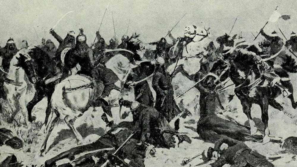 পৃথ্বীরাজ বিপুল বাহিনী নিয়ে নাগার্জুনকে আক্রমণ করেন এবং নাগার্জুন পরাজিত হয়ে পলায়ন করেন। বিজয়ী পৃথ্বীরাজ অজমেঢ়ে ফিরে আসেন। ‘পৃথ্বীরাজ বিজয়’ অনুসারে, যুদ্ধে নিহত শত্রুপক্ষীয় সৈন্যদের মুণ্ড দিয়ে মালা গেঁথে অজমেঢ় দুর্গের তোরণের বাইরে টাঙিয়ে দেওয়া হয়।