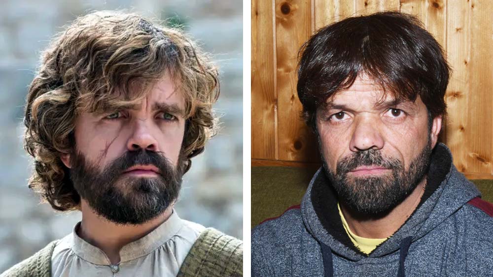 কিন্তু এই অসাধ্যসাধন হয়েছে। খোঁজ পাওয়া গিয়েছে এ রকমই এক ‘ডোপেলগ্যাঙ্গার’-কে। বিখ্যাত হলিউড অভিনেতা পিটার ডিঙ্কলেজের সঙ্গে হুবহু মিল রয়েছে তাঁর।