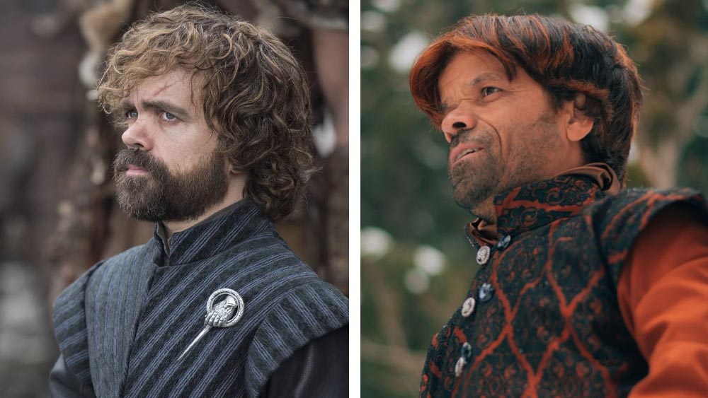 পরে নিজের মোবাইল থেকে আটটি সিজনের মোট ৭৩টি পর্ব পর পর দেখেন। পিটার ডিঙ্কলেজের অভিনয় দেখে রীতিমতো মুগ্ধ হয়ে যান তিনি। শুধু একই রকম দেখতেই নয়, শারীরিক গঠনেও সাদৃশ্য রয়েছে। তফাত শুধু উচ্চতায়। পিটারের থেকে মাত্র দু’ইঞ্চি উচ্চতা কম তাঁর।