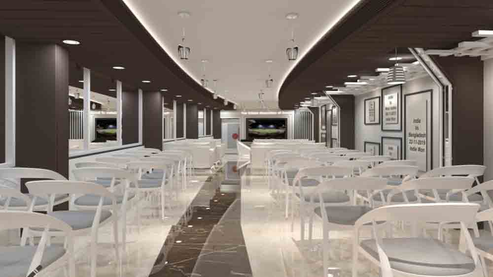 শৌচাগার, প্রেস বক্স, মিডিয়া সেন্টারেও বদল আনা হচ্ছে। কিছু দিন আগে এই কাজের জন্য টেন্ডার ডাকা হয়েছিল। খুব শীঘ্র কাজ শুরু হবে বলে জানা গিয়েছে।