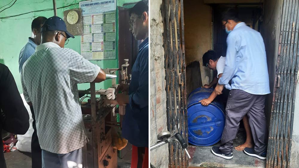 চলছে তল্লাশি।