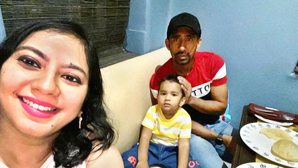 জামাইষষ্ঠীতে ঋদ্ধি।