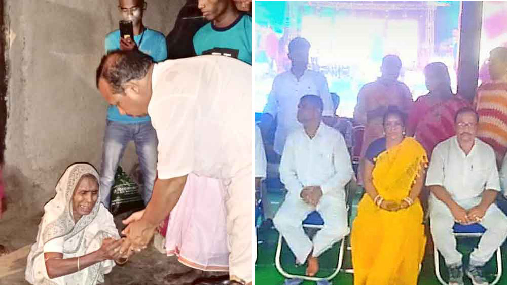 TMC worker died in Chandrakona Road