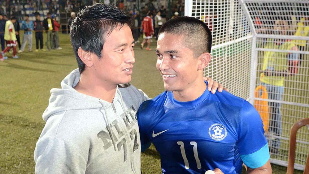 Sheer hard work, passion and professionalism set Chhetri apart from other players: Bhutia