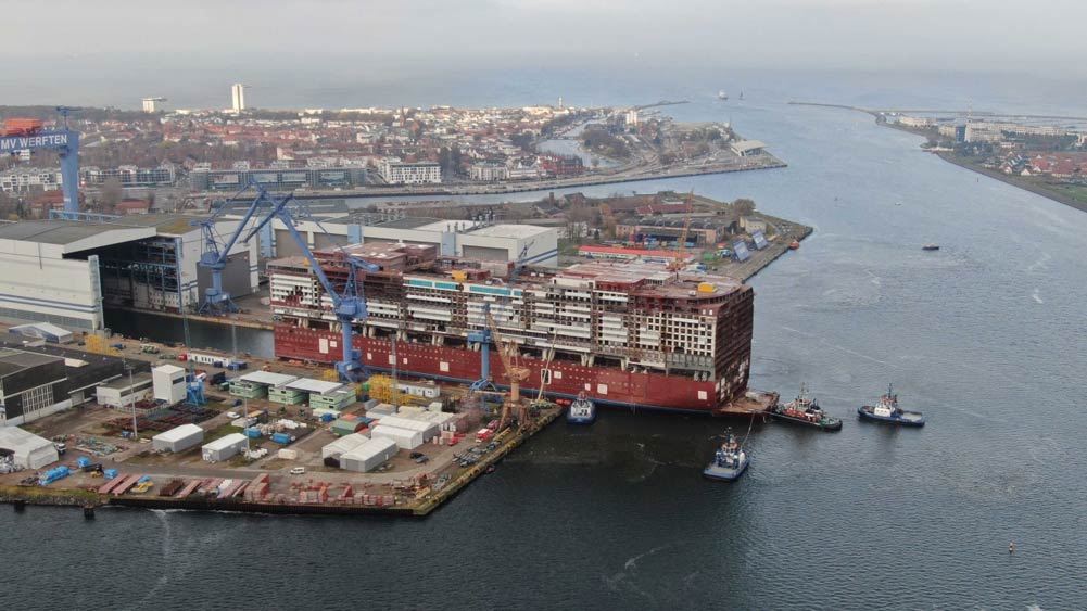 এশীয় বাজারের কথা মাথায় রেখে তৈরি করা হয়েছিল এই জাহাজটিকে। যদিও জাহাজটির আরও কিছু কাজ বাকি ছিল।