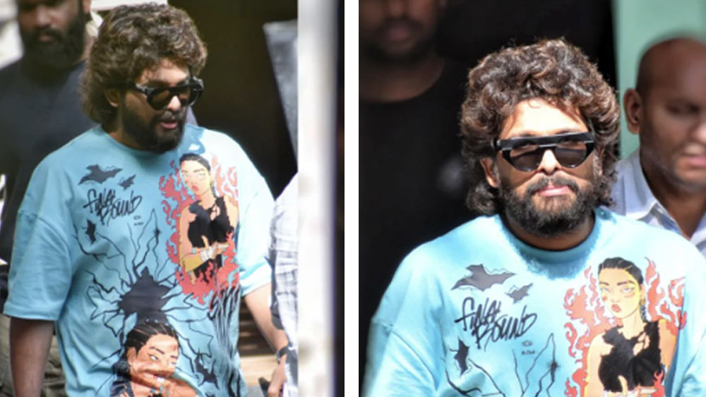 শহরের পথে ‘পুষ্পারাজ’।