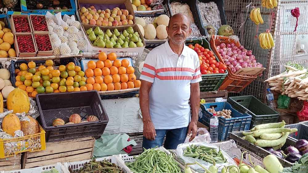 উমরান মালিকের বাবা ফলবিক্রেতা আব্দুল রশিদ মালিক।