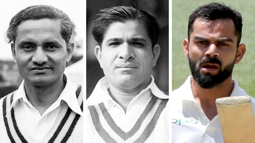 একটি টেস্টে হেরে যাওয়া দলের হয়ে সর্বোচ্চ রান করায় তিনি তৃতীয় স্থানে। ২০১৪-য়ে অ্যাডিলেড টেস্টে দুই ইনিংস মিলিয়ে ২৫৬ রান করেন। বিজয় হজারে (২৬১) এবং বিনু মাঁকড়ের (২৫৬) পরেই কোহলী।