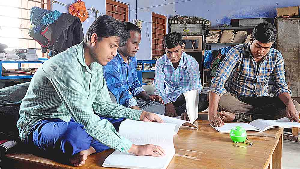 anxiety of blind students over madhyamik