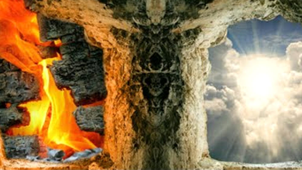  সাহিত্যিক সমরেশ বসু তাঁর কালকূট ছদ্মনামে রচিত একাধিক পুরাণ-নির্ভর কাহিনিতে নরককে একটি ভৌগোলিক স্থান হিসেবে দেখেছেন। তাঁর মতে, ‘স্বর্গ’ বা ‘নরক’-এর ধারণা আর্য অভিপ্রয়াণের সঙ্গে সংশ্লিষ্ট। অভিপ্রয়াণরত আর্যরা ‘নরক’ বলতে বসবাসের অযোগ্য কোনও অস্বাস্থ্যকর স্থানকেই বুঝিয়েছিলেন।