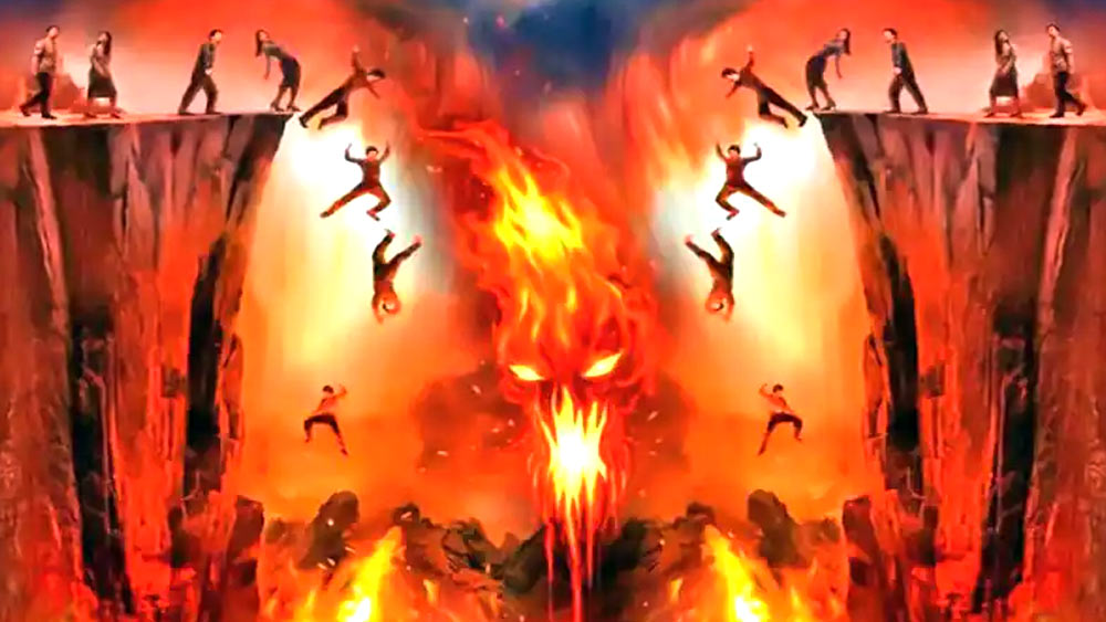 কালসূত্র: ব্রহ্মহত্যার কারণে এই নরকবাস নির্দিষ্ট। এখানে তপ্ত তামার টাটে পাপীদের ফেলে রাখা হয়। 