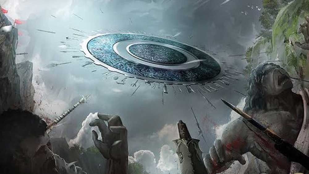 নারায়ণী অস্ত্র: বিষ্ণু এই অস্ত্র দান করেছিলেন। এর ধ্বংস-ক্ষমতা আধুনিক ক্ষেপণাস্ত্রের সঙ্গে তুলনীয়।