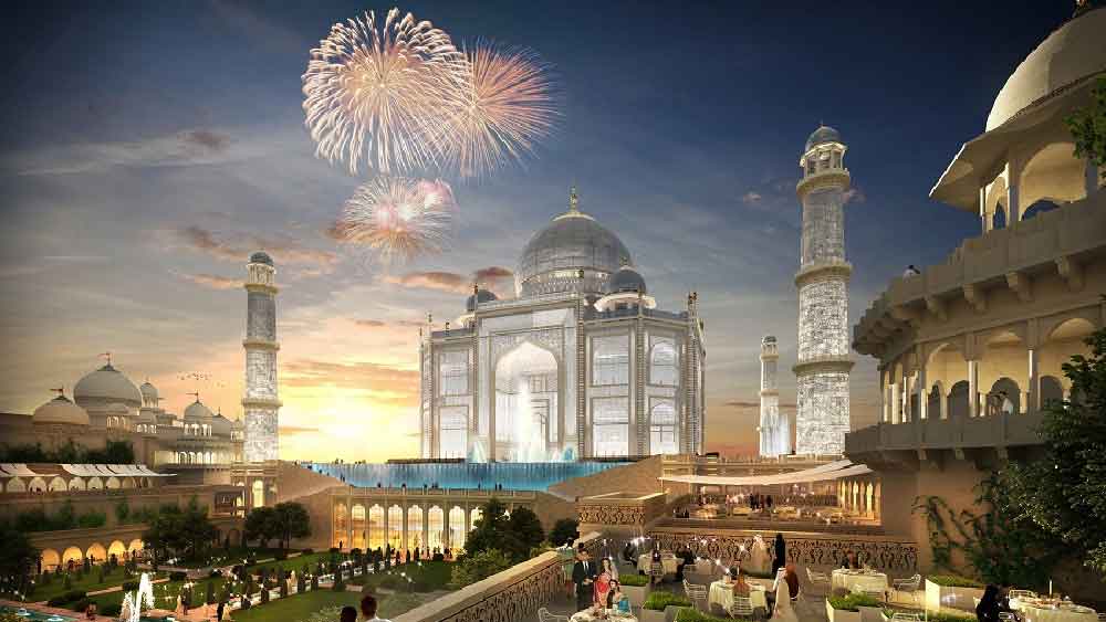 বিশ্বের অন্যতম আধুনিক শহর দুবাইয়েও রয়েছে শাহজাহান-মমতাজের ভালবাসার নিদর্শনের প্রতিরূপ ‘তাজ আরাবিয়া’।