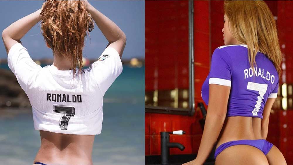 স্পেনের সমর্থকদেরও হতাশ করেননি সোসা। ছবি তুলেছেন স্পেনের জাতীয় দলের জার্সি গায়েও।