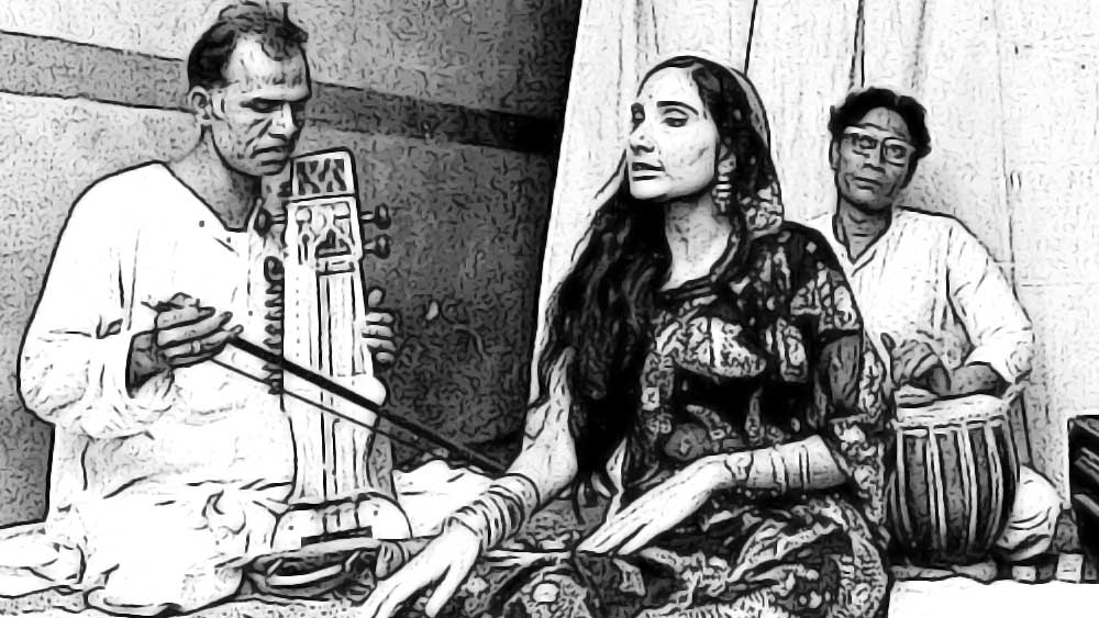 সরস্বতীবাঈ বললেন, ‘‘আর কী গান শোনাব?” তাঁকে একটি ভজন গাইতে বললেন অবন ঠাকুর। সরস্বতী গেয়েছিলেন ‘আও তো ব্রজচন্দলাল।’