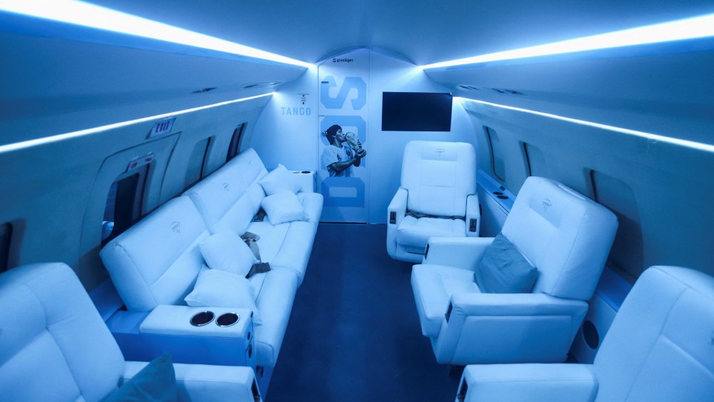 বিমানের অন্দর।