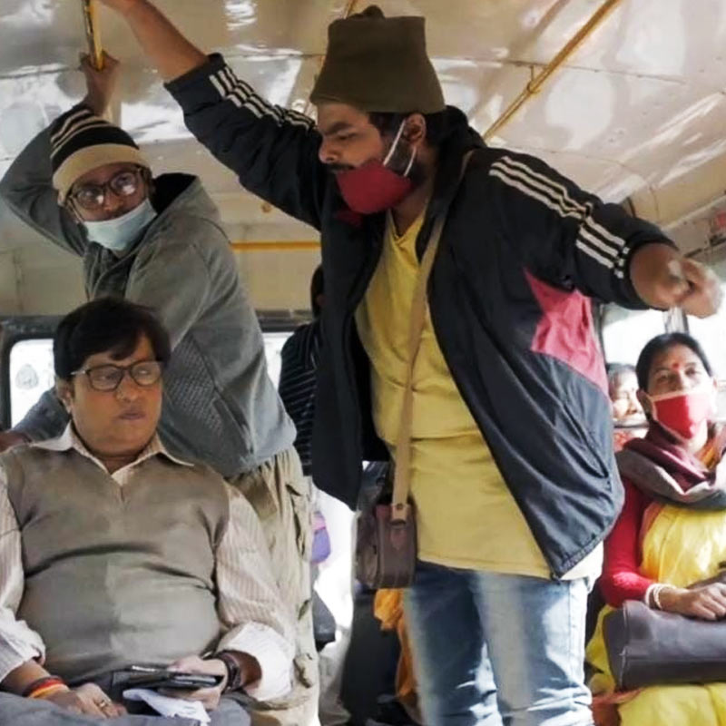 ‘মাস্ক’  ছবির এক দৃশ্যে দেবাশিস 