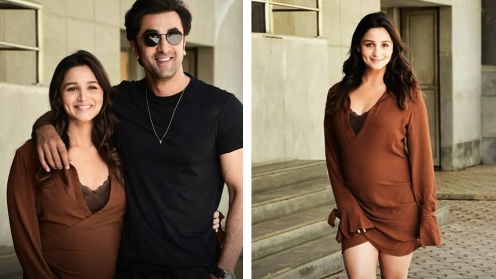 ‘ব্রহ্মাস্ত্র’ ছবির প্রচারে আলিয়া।