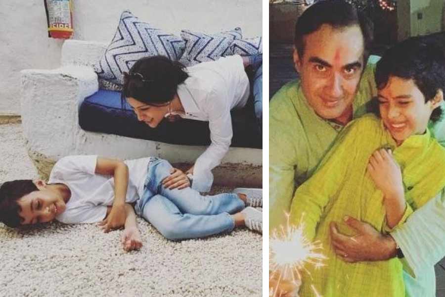 ২০১০ সালে সেপ্টেম্বরে বেশ চুপচাপই বিয়েটা সেরে নেন কঙ্কনা আর রণবীর। ২০১১ সালের মার্চে ছেলে হারুনের জন্ম দেন কঙ্কনা। 