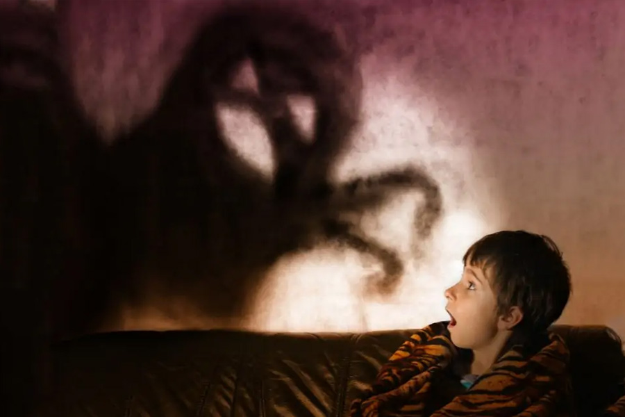 দরজা খুলতে ঘরের ভিতর ঢুকে জিনের মা দেখলেন, বিছানার এক কোণে জিন ভয়ে জবুথবু হয়ে বসে রয়েছে। ঘর অগোছালো এবং তার প্রিয় পুতুল রবার্ট খাটের পায়ার কাছে পড়ে রয়েছে।