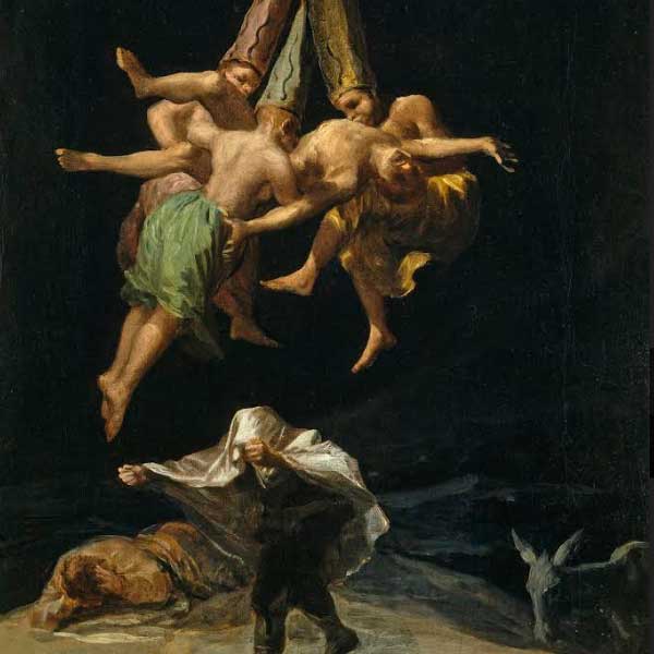 উইচ পেন্টিং, উইচ-সঙ্গীতের আসরের টিকিট ইত্যাদিও বেশ চড়া দামে বিক্রি হয়। আমেরিকায় অকাল্ট ব্যবসার ক্ষেত্রটি অসংগঠিত এবং মূলত ক্ষুদ্র ব্যবসায়ীদের দ্বারা নিয়ন্ত্রিত। তবে বছরে প্রায় ২২০ কোটি ডলারের (ভারতীয় মুদ্রায় প্রায় আঠেরো হাজার কোটি টাকা) ব্যবসা এই ক্ষেত্রে চলে বলে জানা যাচ্ছে। (সঙ্গের ছবিটি ১৭৯৭-৯৮ সালে স্পেনীয় চিত্রকর ফ্রান্সিস্কো গোইয়ার আঁকা ‘উইচেস’ ফ্লাইট’)