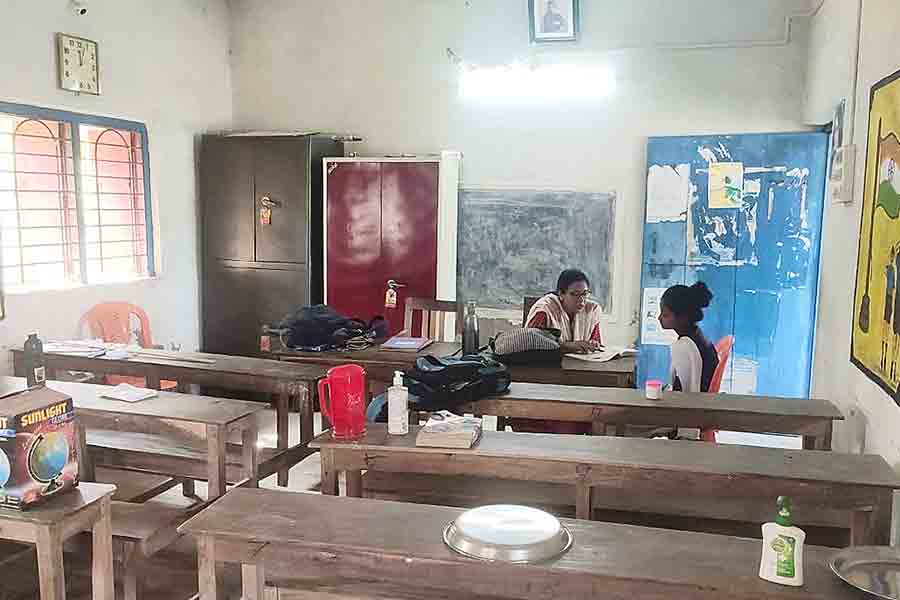 An Image Of Classroom