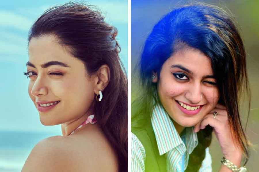 সম্প্রতি রশ্মিকা মন্দানার একটি ছবি ভাইরাল হয়। যেখানে দেখা যাচ্ছে, তিনি চোখ মারছেন। তাঁর এই ‘উইঙ্ক’ করার ছবি মুহূর্তে ভাইরাল হয়। যা স্মরণ করাচ্ছে সেই বিখ্যাত ‘উইঙ্ক গার্ল’ প্রিয়া প্রকাশ বারিয়ারকে। 