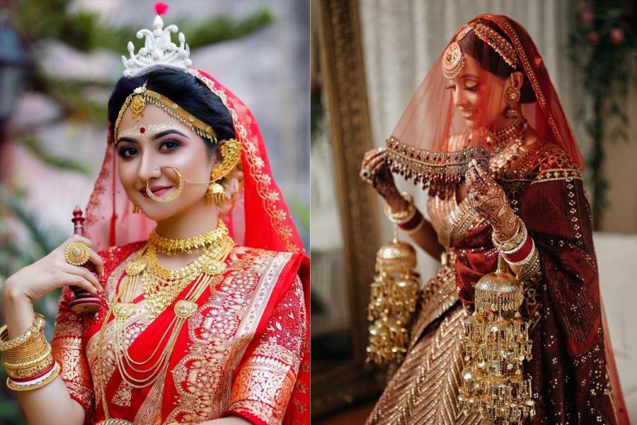 বাঙালি ও পাঞ্জাবি কনে