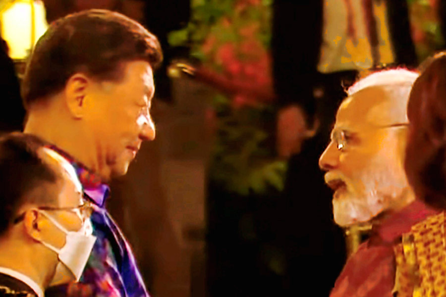 An image of Prime Minister Narendra Modi and Chinese President Xi Jinping