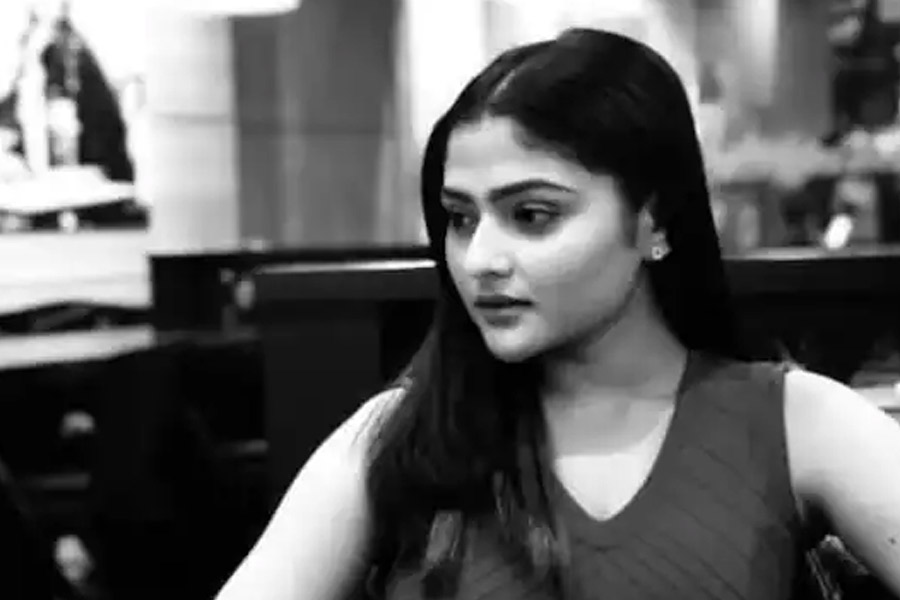 Actress June Malia commemorate of Aindrila Sharma dgtl