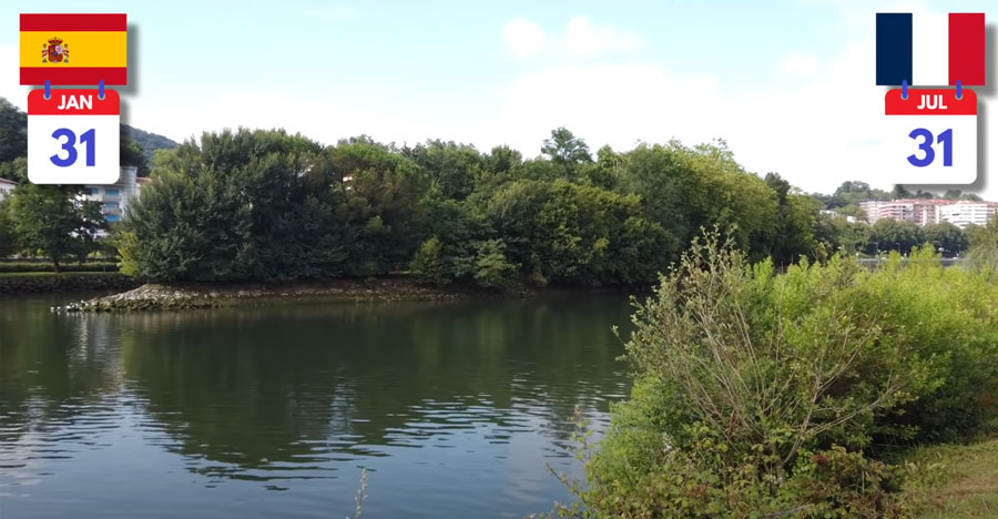 এমনটা আবার হয় নাকি! হ্যাঁ হয়। পৃথিবীর বুকে এমনই একটা দ্বীপ রয়েছে। যার নাম ফে‌জ়েন্ট দ্বীপ। ফ্রান্স ও স্পেনের যৌথ মালিকানা রয়েছে ওই দ্বীপে। 