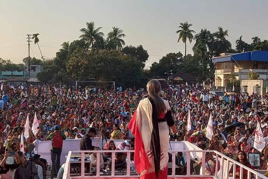চন্দননগরে বৃন্দা কারাট।