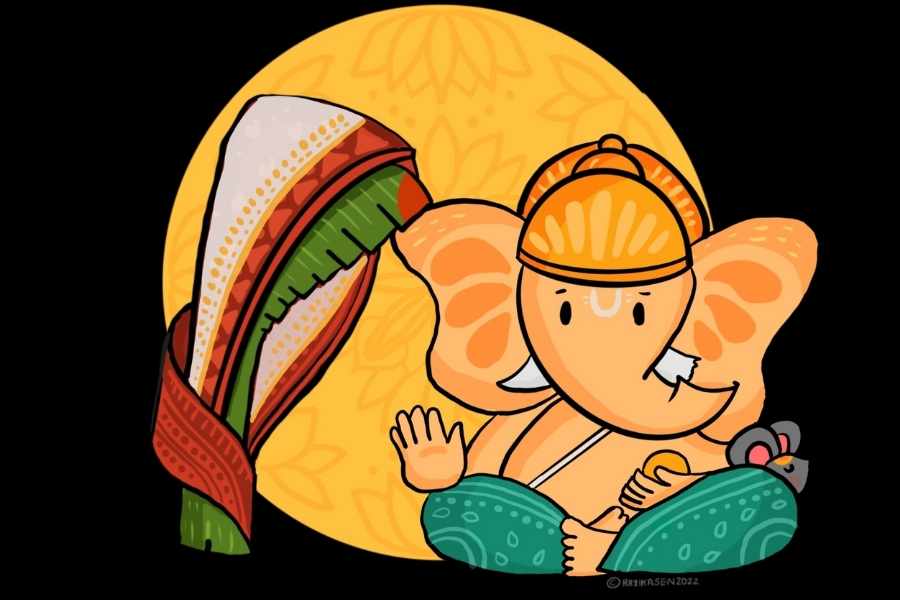 কলাবৌয়ের পরিচয় ঘিরে হরেক কথা প্রচলিত। গণেশের স্ত্রী হিসেবে তাঁকে পাশে রেখে পুজো করা হয়। তাই কলাবৌ স্নানের রীতি যেন হয়ে ওঠে বিয়ের আগে কুমারীর পালন করা আচার-রীতি। 