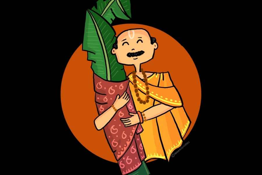 তবে অন্য মতে বলা হয়, যে কলাবৌ আসলে মা দুর্গারই রূপভেদ মাত্র। অনেক ভক্ত কলাবৌকে গণেশের স্ত্রী বলে মানতে নারাজ। তাঁদের মতে, মা দুর্গা যেহেতু নিজের হাতে গণেশের সৃষ্টি করেছিলেন, তাই তাঁর ডান পাশে কলাবৌকে রেখে পুজো করা হয়। 