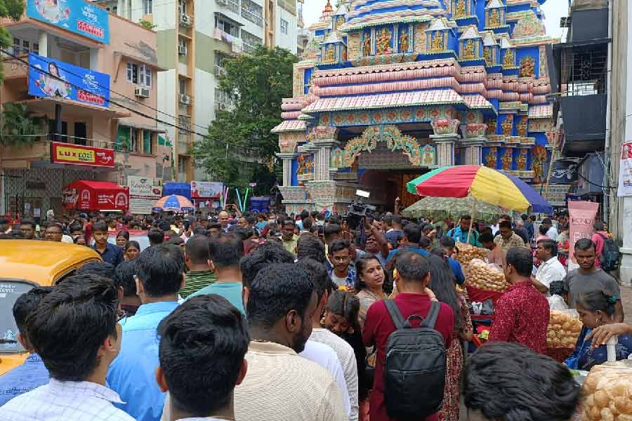 একডালিয়ায় ভিড় দর্শকদের।