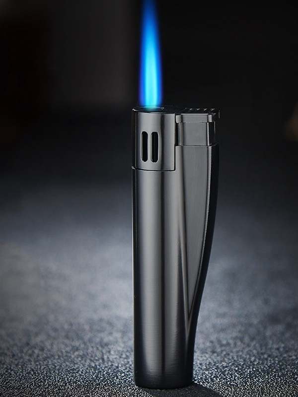 ব্লু-ফ্লেম লাইটার: ব্লু-ফ্লেম লাইটারে পাইজোইলেকট্রিসিটি জাতীয় পদার্থ রয়েছে। যার ফলে নীল শিখার আগুন বেরোয় লাইটার থেকে।  