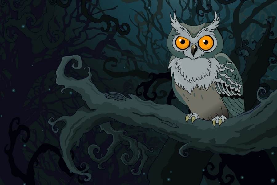 কার্ত্তিক অমাবস্যায় রাতে দেবীর মর্তে আগমন ঘটলে দেবী দেখেন প্যাঁচাই একমাত্র রয়েছেন, এবং রাতেও সে ভাল দেখতে পায়। এইভাবেই লক্ষীর বাহন হয়ে ওঠে প্যাঁচা।