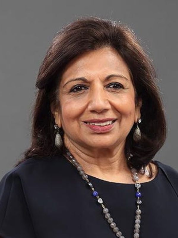 কিরণ মজুমদার শ: বেঙ্গালুরুর বায়োটেকনোলজি সংস্থা বায়োকন লিমিটেড এবং বায়োকন বায়োলজিক্স লিমিটেড-এর প্রতিষ্ঠাতা এবং এগজিকিউটিভ চেয়ারপার্সন। অন্য দিকে ইন্ডিয়ান ইনস্টিটিউট অব ম্যানেজমেন্ট-এর প্রাক্তন চেয়ারপার্সন।      