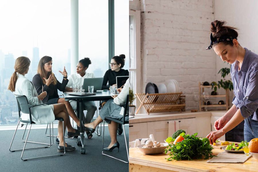 আজকের লক্ষ্মীরা কিন্তু ঘর সংসারের ঘেরাটোপ ছেড়ে কাঁধে কাঁধ মিলিয়ে লড়ছেন পুরুষের সঙ্গে। ঘরে-বাইরে সব ক্ষেত্রেই সমান পারদর্শী। তাঁদের কল্যাণে সংসারের লক্ষ্মীলাভও হচ্ছে। 