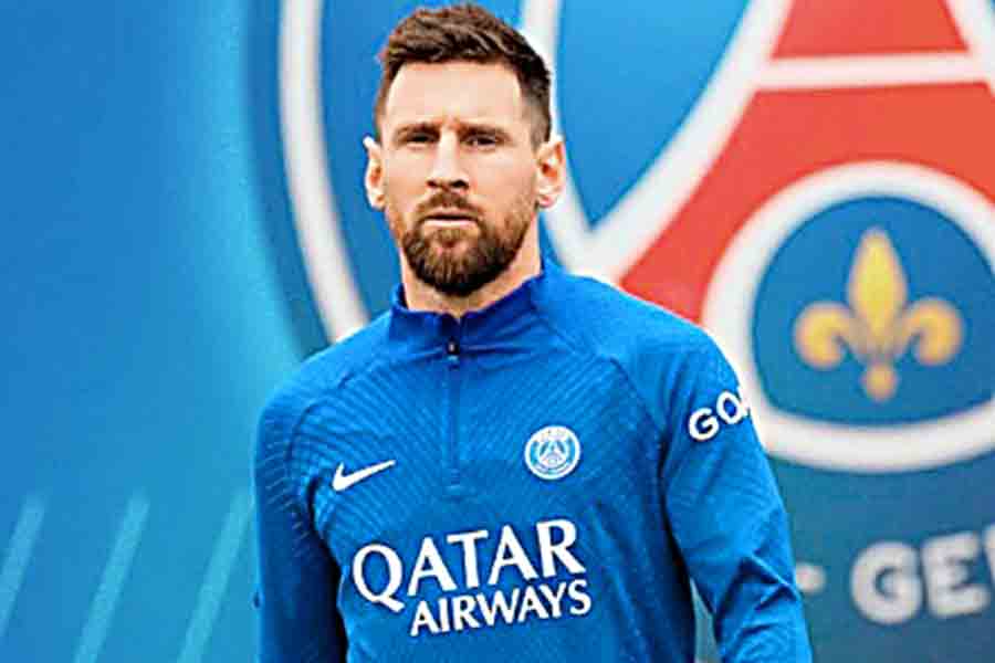 উদ্বেগ: চোট এখনও সারেনি লিয়োনেল মেসির। টুইটার