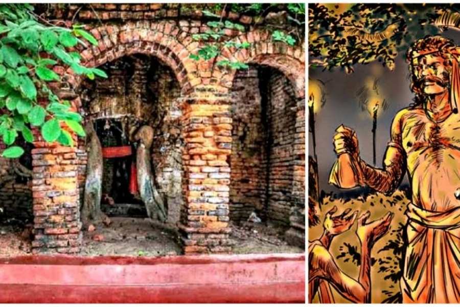 রঘু ডাকাতের পুজো: রঘু ডাকাতের নাম কে না শুনেছে? হুগলীর বাঁশবেড়িয়া অঞ্চলের ত্রাস ছিলেন রঘু ডাকাত। শুধু ডাকাতি নয়, তাঁর নাম ছিল কালীভক্ত হিসেবেও। লুঠতরাজে সাফল্যের জন্যই তিনি প্রতিষ্ঠা করেন কালী মন্দির। বাসুদেবপুরে মা কালী ও ত্রিবেণীতে ডাকাত কালীর পুজো শুরু তাঁর হাতেই। কথিত, রঘু ডাকাত নাকি রোজ পোড়া ল্যাটা মাছ মাকে অর্পণ করে পুজো দিতেন। যে প্রথা আজও চলছে। 