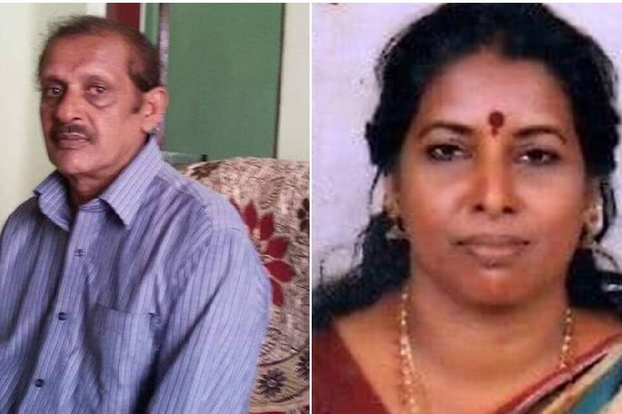 অভিযুক্ত দম্পতি।