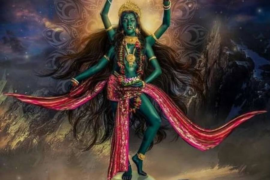 খুব ভোরে ঘুম থেকে উঠে কৃষ্ণানন্দ গঙ্গা স্নানে গেলেন। ফেরার পথে দেখলেন, এক গোয়ালিনী তার ডান পা তুলে হাতের মুঠোয় গোবর নিয়ে দাঁড়িয়ে আছেন। 