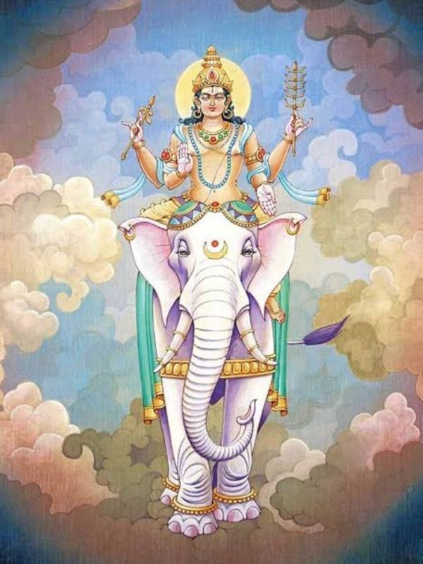 দেবলোক থেকে বিতাড়িত হন দেবরাজ ইন্দ্র। দেবলোক পুনরায় ফিরে পাওয়ার উদ্দেশ্যে তিনি আদ্যাশক্তি মা মহামায়ার তপস্যা শুরু করেন।