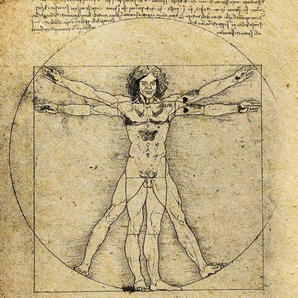 লিওনার্দো দ্য ভিঞ্চিও এই পদ্ধতি ব্যবহার করেই ‘ভিট্রুভিয়ান ম্যান’ ছবিটি এঁকেছিলেন। সেই ১৪৯০ সালে। 
