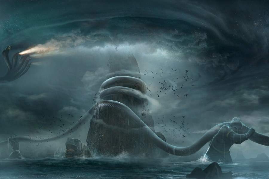 সমুদ্রমন্থনের পর মহাদেব যখন বিষের জ্বালায় জর্জরিত, তারা মা সেই জ্বালা কমাতে মাতৃরূপে শিবকে বাম বক্ষের স্তন্যপান করান। মায়ের সেই সময়কার রূপই দেখতে চান বশিষ্ঠ মুনি। 