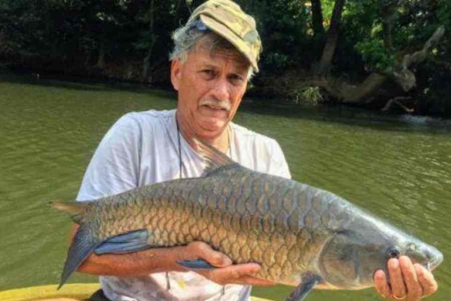 মাছ ধরতে খুব ভালবাসেন বিন্নী। 