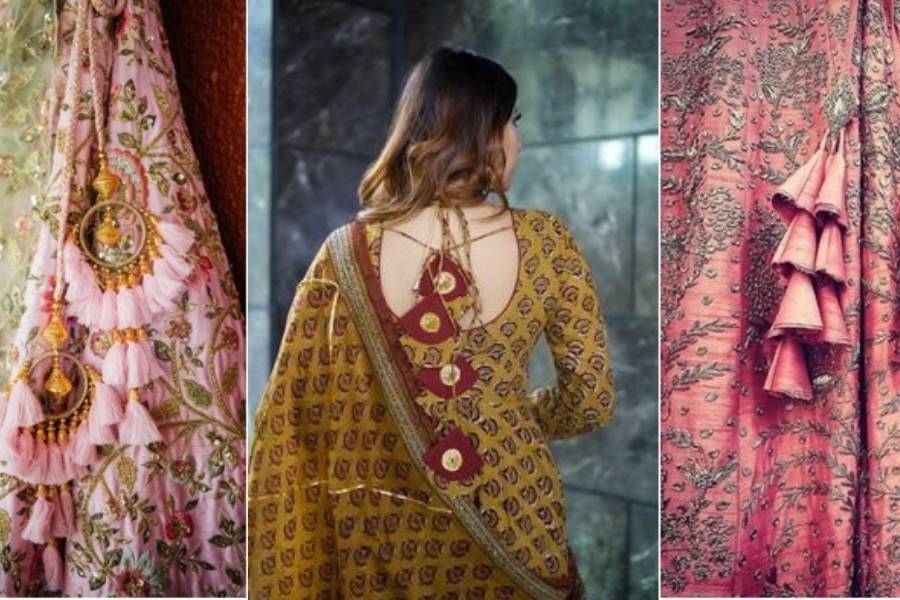 দীপাবলির সন্ধ্যায় বন্ধুদের জমাটি আড্ডার প্ল্যান। পাতলা সুতির সাদা শাড়ির সঙ্গে রংবাহারি ব্লাউজ পরবেন ভেবেছেন। রঙিন প্যাচওয়ার্কের ব্লাউজ বানাবেন, সে না হয় ঠিক। কিন্তু নতুনত্ব আনবেন কী ভাবে, সেটাই মাথায় আসছে না!