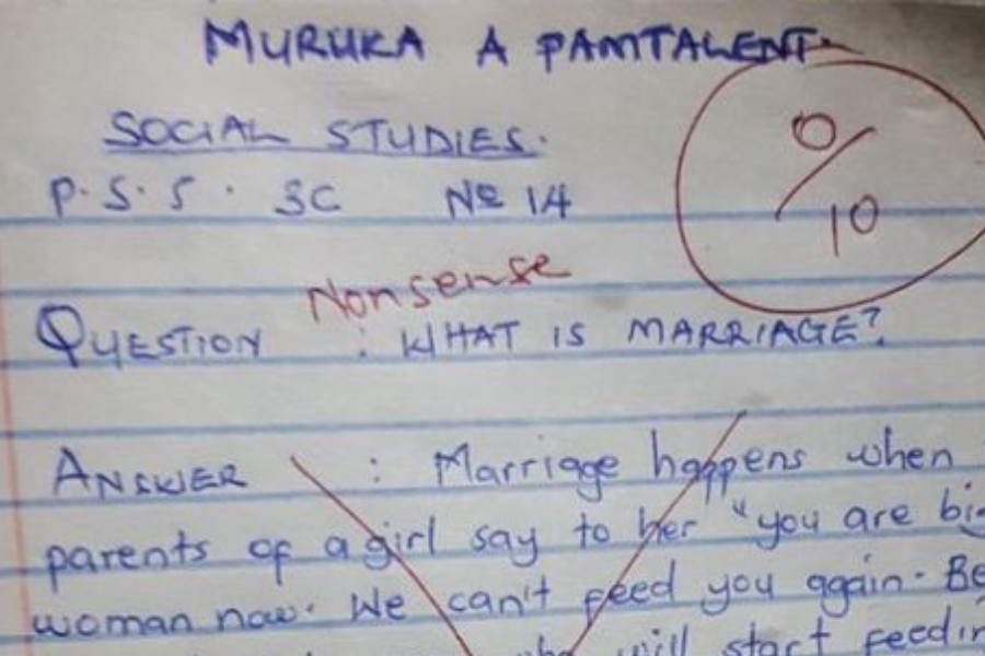 পরীক্ষার খাতাটি ভাইরাল হতেই অনেকে তাঁদের মতামত জানিয়েছেন।