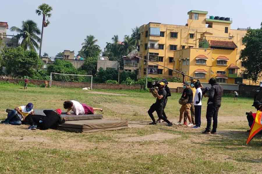আন্দুলে চাকদা এক্সপ্রেসের শুটিং।